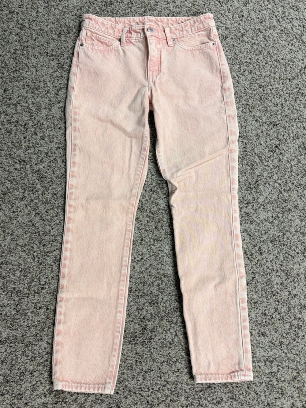 Lucky Brand Pastel Pink Skinny Jeans